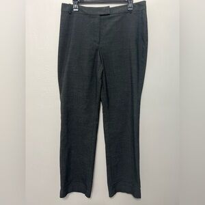 Worthington Womens Modern Fit Textured Career Trousers Dress Pants 12 Black/Gray